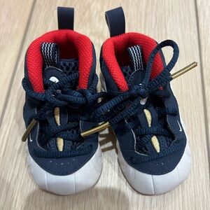 Nike Kids Navy and Red Sneakers with White Accents
